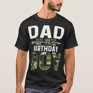 Camouflage-Vater des Geburtstagsjungen T-Shirt