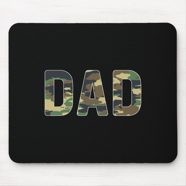 Camouflage Vater Vathage Day Mousepad (Vorne)
