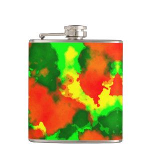 Camouflage Vinyl Wrapped Flask Flachmann