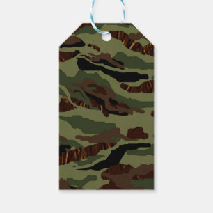 Camouflage Volles Muster Geschenkanhänger