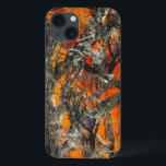 Camouflage von schwerem Orange iPhone 13 Hülle<br><div class="desc">Camouflage von schwerem Orange</div>