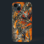 Camouflage von schwerem Orange iPhone 13 Hülle<br><div class="desc">Camouflage von schwerem Orange</div>