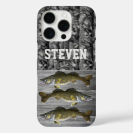 Camouflage Walleye Fischen Männer Sport Cool iPhone 16 Pro Hülle