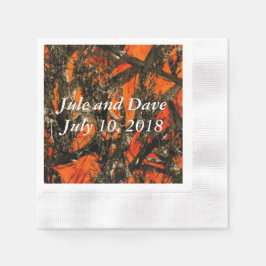 Camouflage Wedding Napkins Serviette