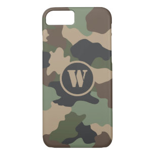 Camouflage Woodland Camouflage Military Khaki Mono Case-Mate iPhone Hülle