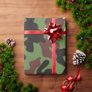 Camouflage Wrapping Paper Geschenkpapier