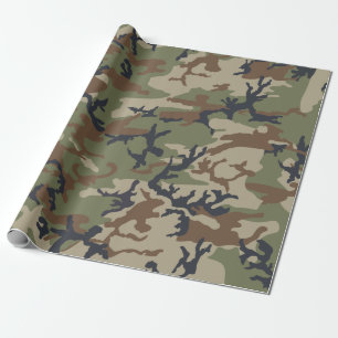 Camouflage Wrapping Paper Geschenkpapier