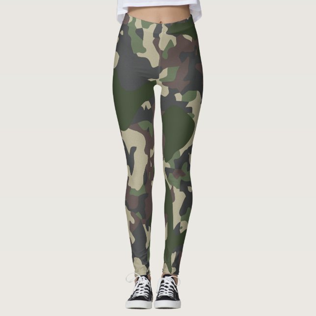 Camouflage X Leggings (Vorderseite)