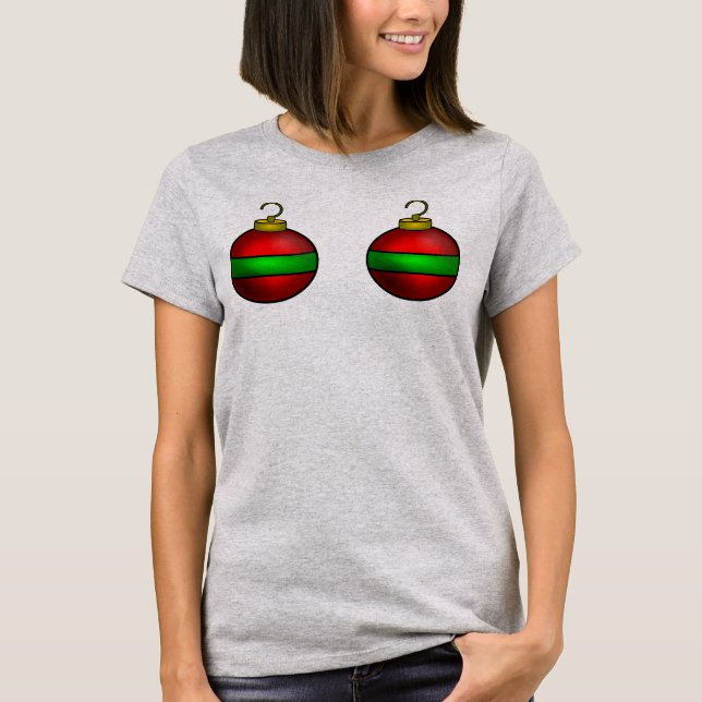 Camouflage Xmas Ornament T - Shirt (Vorderseite)