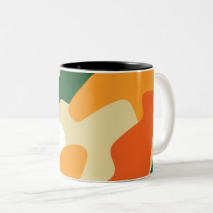 camouflage zweifarbige tasse