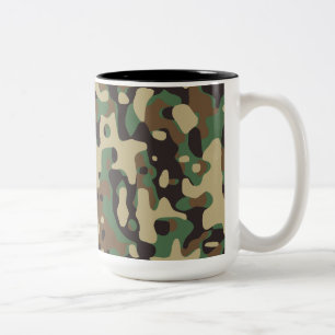Camouflage Zweifarbige Tasse