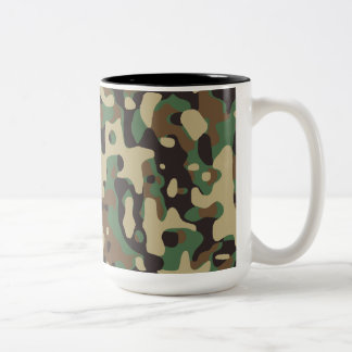 Camouflage Zweifarbige Tasse