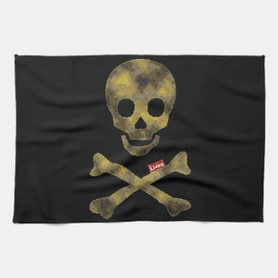 Camouflated Gemustert Skull Handtuch