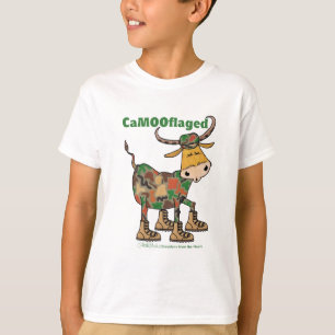 Camouflauge Bull T-Shirt