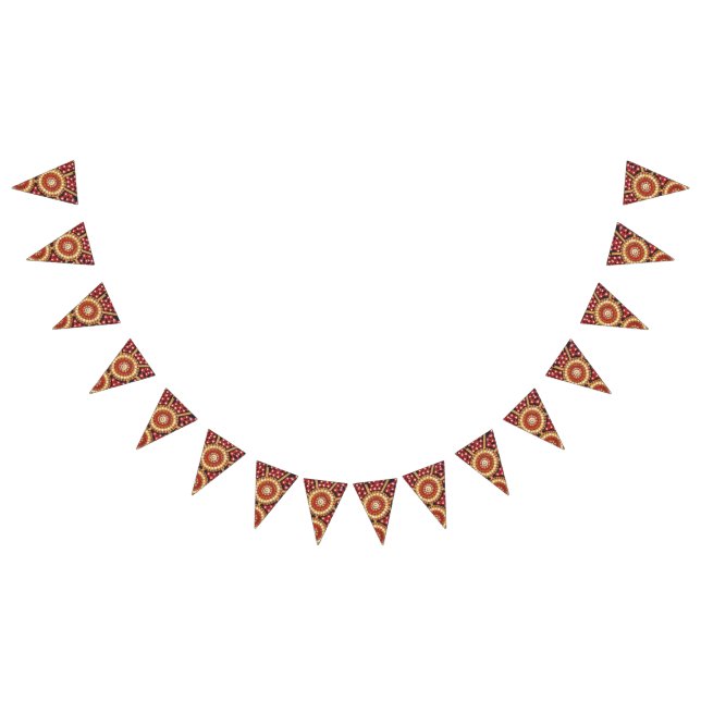 Camp Aborigine Art Bunting Wimpelkette (Alle)