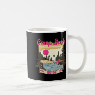 Camp Bach Bride Bridesmaid Retro Camping Bachelore Kaffeetasse