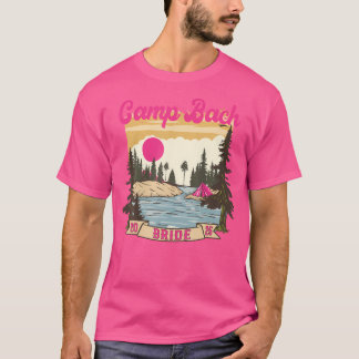 Camp Bach Bride Bridesmaid Retro Camping Bachelore T-Shirt