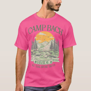 Camp Bach Bride Retro Camping Junggesellinnenabsch T-Shirt
