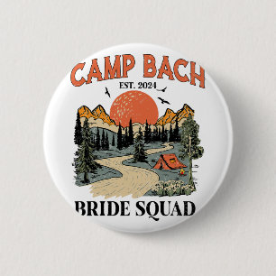 Camp Bach Bride Squad Wandern Camping Bachelorette Button