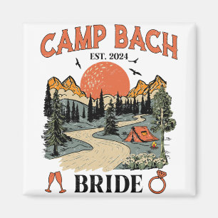 Camp Bach Bridge Wandern Camping Junggeselinnen-Ab Magnet