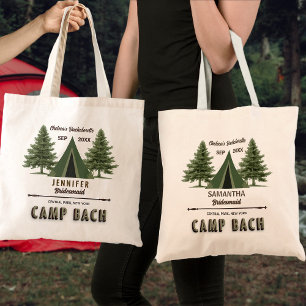 Camp Bach Rustikaler Fall Bachelorette Girl's Squa Tragetasche