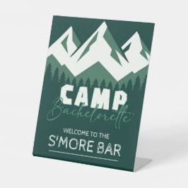 Camp Bachelorette 8X10 Sockelschild