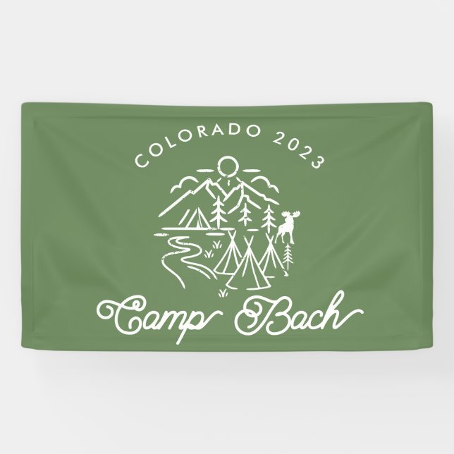 Camp Bachelorette Banner/ Hintergrund Banner (Horizontal)