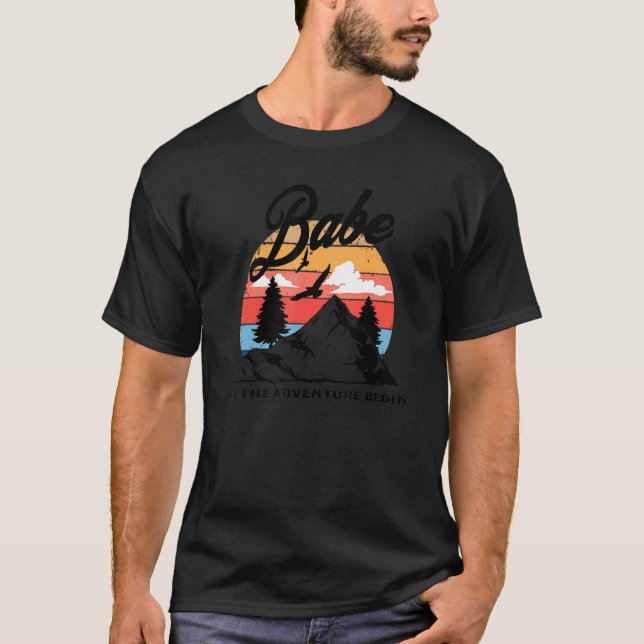 Camp Bachelorette Bride Rustikale Hochzeitsfeier i T-Shirt (Vorderseite)