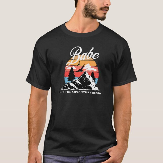 Camp Bachelorette Bride Rustikale Hochzeitsfeier i T-Shirt (Vorderseite)