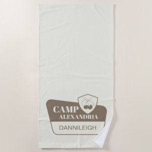 Camp Bachelorette Camping signieren Bridesmaid Strandtuch