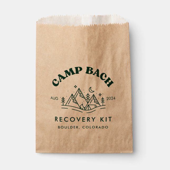 Camp Bachelorette Erholung Kit Geschenktütchen (Vorderseite)