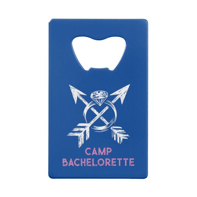 Camp Bachelorette Geldbeutel Flaschenöffner (Vorderseite)