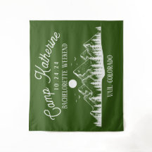 Camp Bachelorette Glamping Weekend Party