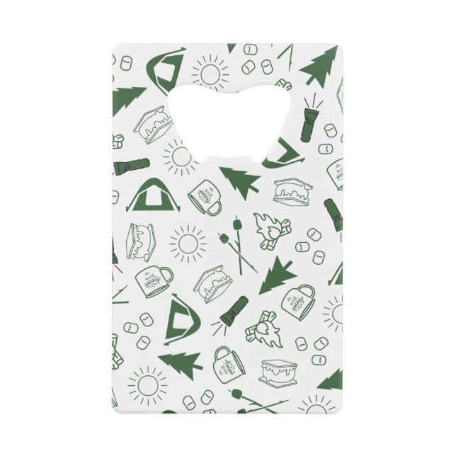 Camp Bachelorette Green Cooler Geldbeutel Flaschenöffner (Vorderseite)