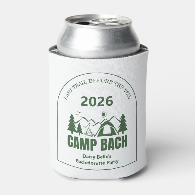 Camp Bachelorette Green Dosenkühler (Kanne Vorderseite)