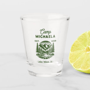 Camp Bachelorette Retro Brautparty Schnapsglas