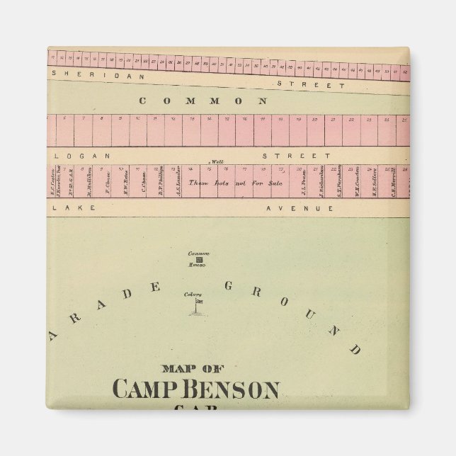 Camp Benson, Newport, Maine Magnet (Vorne)