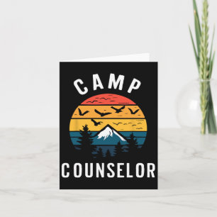 Camp Berater Camping Campfire Retro Campingplatz Karte