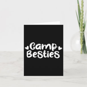 Camp Besties Shirt Niedlich Best Friend Summer Cam Karte