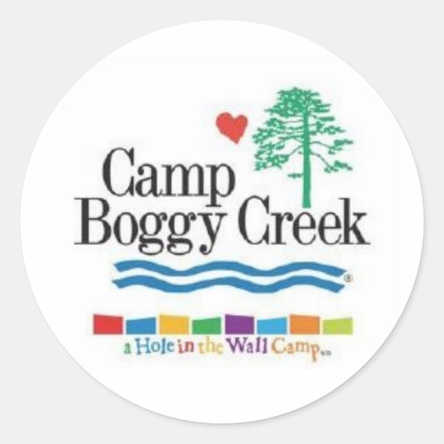 Camp Boggy Creek Runder Aufkleber (Vorderseite)