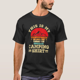 Camp Camper Retro Camping Zelt Das ist mein Campin T-Shirt