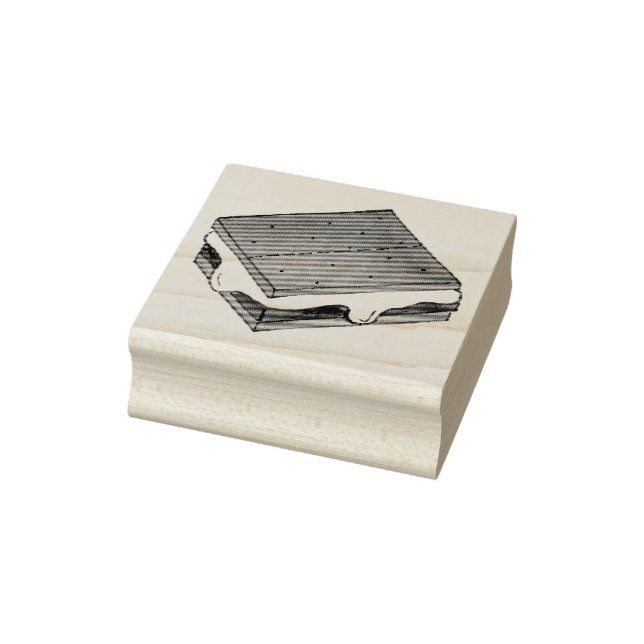 Camp Campfire S'mores Toasted Marshmallow Smores Gummistempel (Stempel)