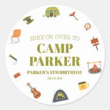 Camp Camping Camper Geburtstagsparty