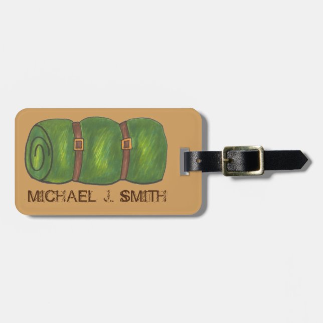 Camp Camping Schlafsäcke Rolle Wandern im Freien Gepäckanhänger (Vorderseite horizontal)