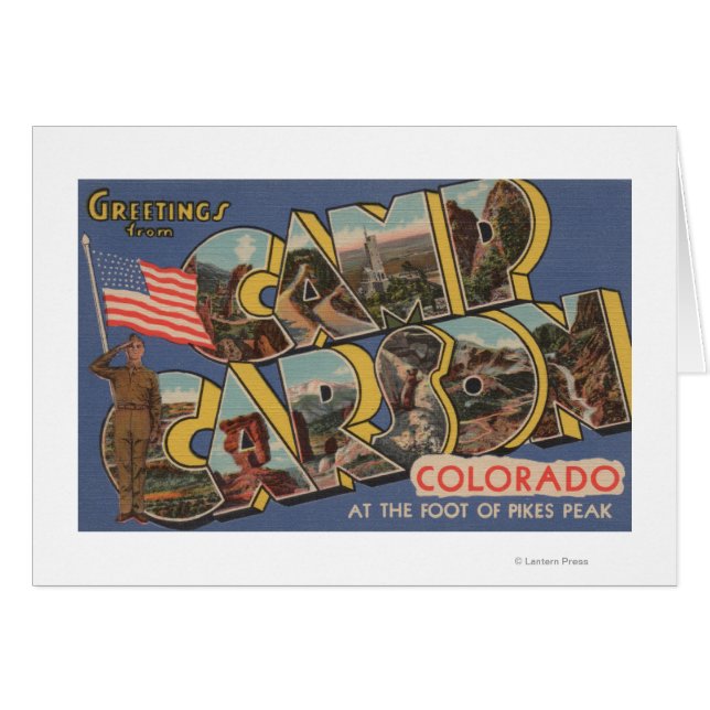 Camp Carson, Colorado - Pikes Peak (Vorderseite (Horizontal))