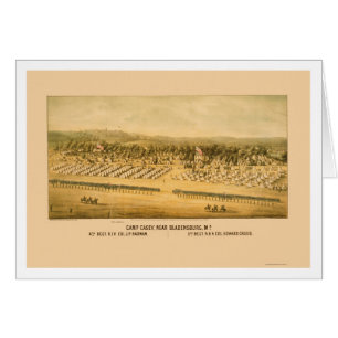 Camp Casey und Fort Lincoln nahe Bladensburg 1861