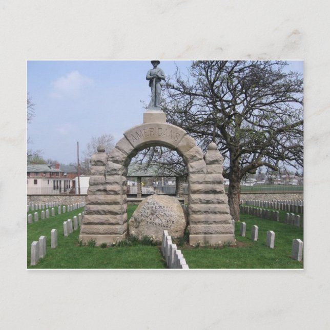 Camp Chase Postkarte (Vorderseite)