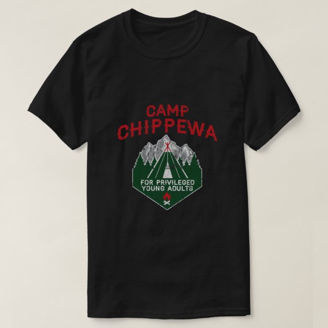 Camp Chippewa - Adams Familienwerte sind unverzich T-Shirt (Design vorne)