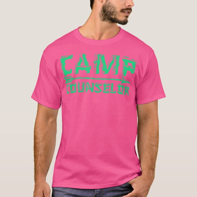 Camp Counselor Camping T-Shirt (Vorderseite)