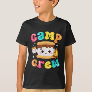 Camp Crew Smores Marshmallow Camping Familienurlau T-Shirt